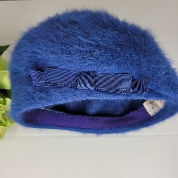 Vintage Kangol Angora Blue Hat - Picture 2 of 4